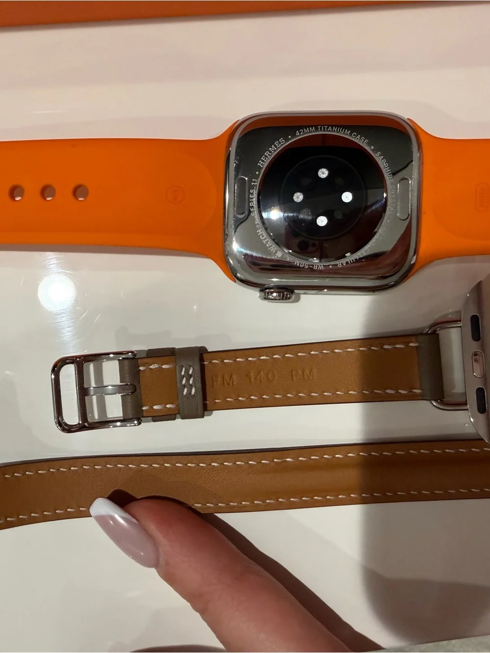 Hermes Apple Watch Series 11 Double Tour 42 mm